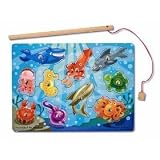 Melissa & Doug Magnetic Wooden FISHING GAME