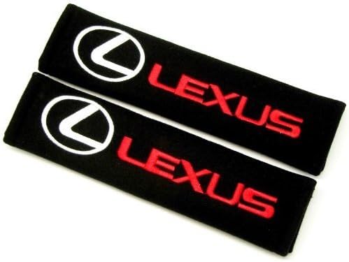 New Car Seat Belt Covers Shoulder Pads Pair for Select Brands (LEXUS)