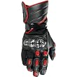Alpinestars Vega Drystar Men's Waterproof Street Bike Racing Motorcycle Gloves w/ Free B&F Heart Sticker Bundle - Black/Red