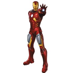 RoomMates RMK1806GM Avengers Iron Man Peel and Stick Giant Wall Decal: Home Improvement