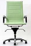 IMAGE OF Malibu High Back Office Chair in Bright Green Leatherette