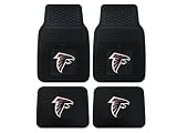 A Set of 4 NFL Universal Fit Front and Rear All-Weather Floor Mats - Atlanta Falcons