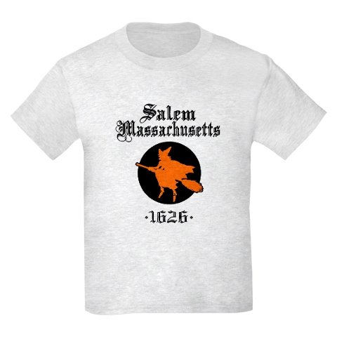 Salem Massachusetts Kids T-Shirt