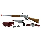 28" Western Rifle and Pistol Cowboy Sheriff Toy Gun Playset
