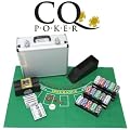 CQ Heim Pokerset Deluxe mit Chips, Karten und Mischer 600 Pokerchips