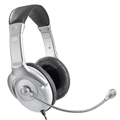 HiTech-Design Multimedia Stereo Kopfh�rer mit Mikrofon und Lautst�rkeregler Ideal f�r PC / NOTEBOOK f�r Skype / VoIP / Game usw.