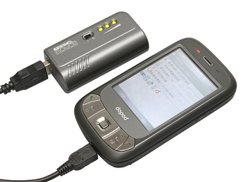 Just-Mobile - Power Pack - GRJMPP07 - Batterie de secours pour Pocket PC, Smartphone, Navigateur GPS, Lecteur Mp3, Console de jeux, etc utilisant un prise Mini USB type B pour charger la batterie d'o