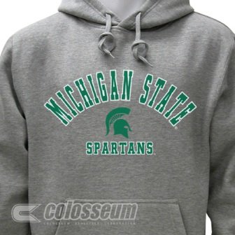 Buy Michigan State Campus Yard Hooded Sweatshirt by Colosseum