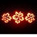 HIBISCUS FLOWERS - 3rd Third Brake Light Vinyl Decal Mask #1078 | Vinyl Color: Black