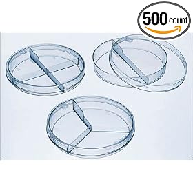 Fisherbrand Compartmentalized Petri Dishes; Type: I (2 sections)