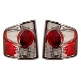 94-04 GMC Sonoma Smoke Tail Lights (3D Style) + LED 3RD Brake Light Combo by Luminx Lighting