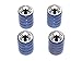 Search : Spider Black - Spiderman - Tire Rim Valve Stem Caps - Blue