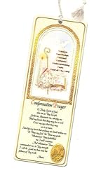 12 Confirmation Bookmark Remembrances in English (Made in Italy) - 2.5" x 8.25"