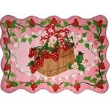 Flower Rug - Strawberry Patch