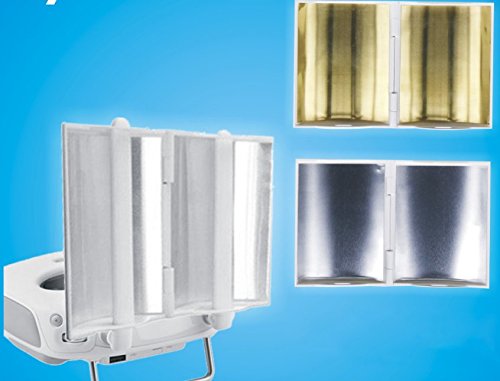 Hobbylane New Version Foldable Antenna Range Booster for DJI Phantom 4 Phantom 3 Professional Advanced Inspire 1 Controller Transmitter Signal Extend(Gold) Hobbylane New Version Foldable Antenna Range Booster for DJI Phantom 4 Phantom 3 Professional Advanced Inspire 1 Controller Transmitter Signal Extend(Gold)