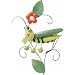 Garden Stake 3D Metal Outdoor Decor Grasshopper (36H) - Regal Art #R270