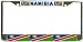 Namibia Flag Chrome Metal License Plate Frame Holder