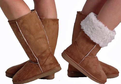 EyeCatchShoes - Ladies Classic Tall Nomad Snugg Fur Lined Boots