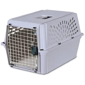 Petmate Small Traditional Kennel, Light Gray