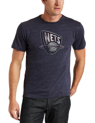 NBA Memphis Grizzlies Better Logo Tri Blend Tee (Navy, Large)