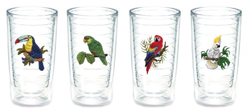 Tervis 16 oz. 4-pc. Exotic Birds Tumbler Set Tervis 4PC Set