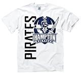 Hampton Pirates White Giant T-Shirt