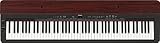 Yamaha P155 - Black with Mahogany 88-Key Graded Hammer Piano