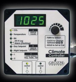 Grozone Climate Controller Relative Humidity, Temperature and Co2