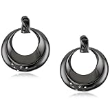 diamond three stone drop earrings Kenneth Cole New 