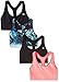 Champion Women's Absolute Compression Sports Bra with SmoothTec Band-4 Pack
