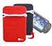 DURAGADGET Red & Black Reversible Water Resistant Neoprene Case For Sony PS Vita & Kindle Fire Tablet