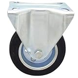 固定車（ゴム車） 75mm（プレスキャスター）