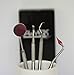 Dental Tools by Sawyers - Included in this Dental Insturment Kit is a Dental Pick, Gum Stimulator, Dental Scaler and Anti Fog Mirror - Get Healthier Teeth Now