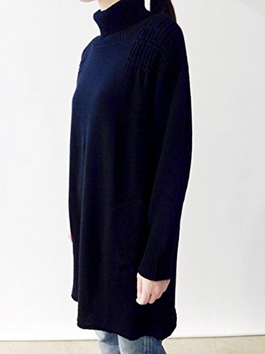 (ヴラスブラム) Vlas Blomme 111136 ウールカシミヤリネンスモッキングルーズチュニック