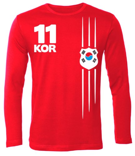 FUSSBALL WM 2014 – KOREA FANSHIRT 3312(HL-R) Gr. L