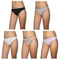 5 PACK: Ladies Sexy Stretch Panties G String Thong / Knickers - Mixed Brands - Multicolor