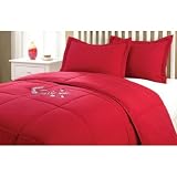 Stayclean Nano Comforter Set Size-Color - Twin - Red