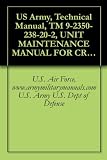 US Army, Technical Manual, TM 9-2350-238-20-2, UNIT MAINTENANCE MANUAL FOR CRANE, (CAB), COMPONENTS RECOVERY VEH FULL-TRACKED: LIGHT, ARMORED, M578, (NSN ... manuals on dvd, military manuals on cd,