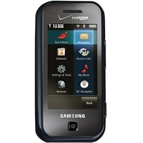 Samsung Glyde Phone, Black (Verizon Wireless)