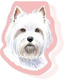 Westie West Highland Terrier Sticky Notes Notebook