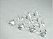 Clear Acrylic Ring Cone Jewelry Display Stand, Pack of 10 pieces