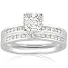 2.55 Asscher Cut Diamond Bridal Rings Set VVS1-J GIA