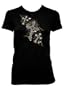 Metallic Gothic Crosses Womens T-shirt, Women's Old School Tattoo Shirts