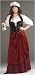 Womens Costume Historical Medieval Renassiance Bar Beer Saloon Tavern Service Wench Party Outfit