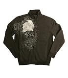Zoo York Young Men's Ornate Skull Track Jacket,Black,Large