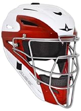 All-Star MVP2500WTT System Seven&trade; White Two Tone Adult Baseball Catcher's Helmet