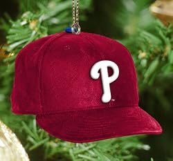 Philadelphia Phillies The Memory Company MLB Baseball Cap Ornament MLB Baseball Fan Shop Sports Team Merchandise