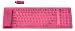 Wireless Flexible Keyboard Pink - PS/2, USB