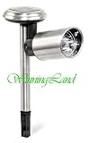 4 Garden Solar Stainless 2-LED Adjustable Spot Lights