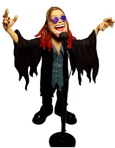 Childrens Toyshop  Toys : Osbourne Family Ozzy Osbourne Posable Action Figure With Sound